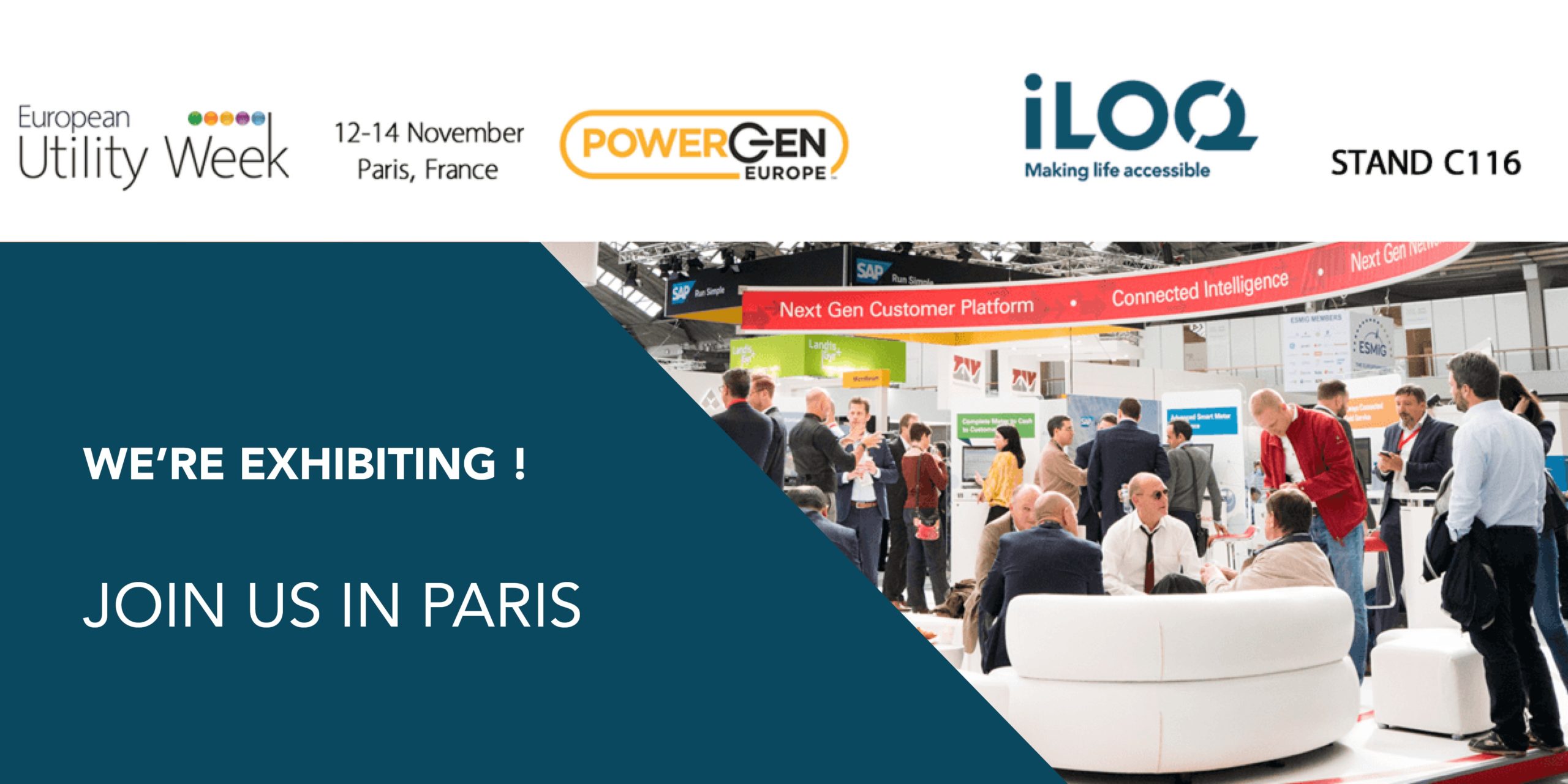 iLOQ is exhibiting at European Utility Week in Paris iLOQ